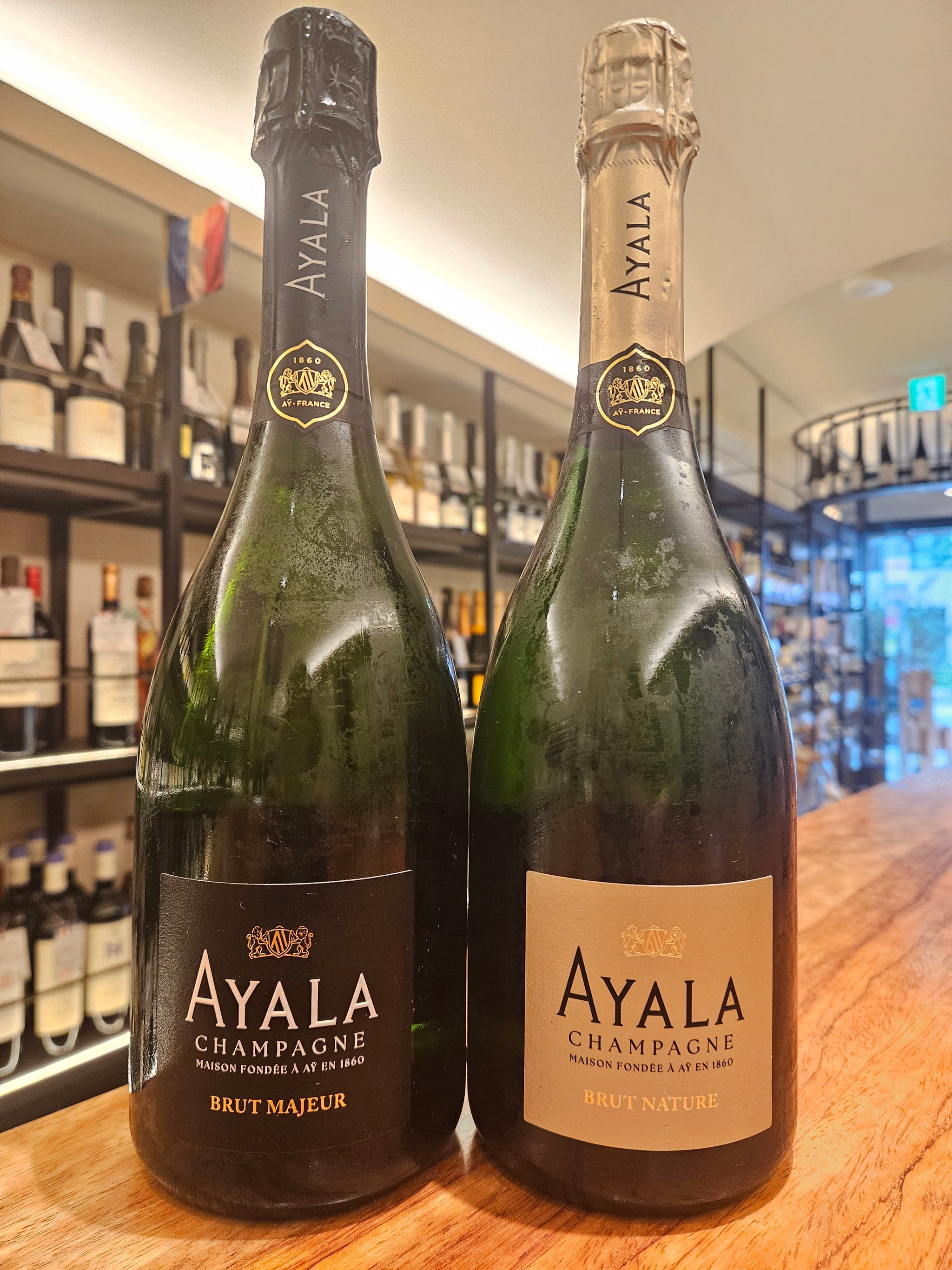 【送料無料】【2本セット】シャンパーニュ♪アヤラ アヤラ人気2本飲み比べセット｜ブリュット・マジュール＆ブリュット